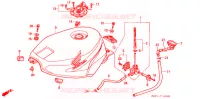 BRANDSTOF TANK voor Honda CBR 250 RR Without speed warning light 1994