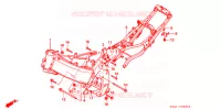 FRAME CHASSIS voor Honda CBR 250 RR Without speed warning light 1994