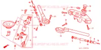 HENDEL PIJP/BOVENSTE BRUG (2) voor Honda CBR 250 RR Without speed warning light 1994