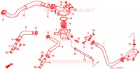 WATER PIJP/THERMOSTAAT voor Honda CBR 250 RR Without speed warning light 1994
