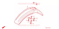 VOORSPATBORD voor Honda XR 650 L 1996