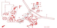 HENDEL PIJP/BOVENSTE BRUG (2) voor Honda XR 650 L 2000
