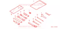 GEREEDSCHAP/ACCUVAK voor Honda CB 750 BLACK 2004