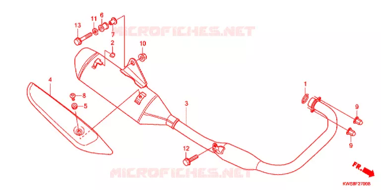 UITLAATDEMPER(2) Honda MOTO 110 CB 2014  CBF110ME
