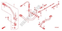 PEDAAL/KICKSTARTER ARM (1) voor Honda CBF 125 MC STUNNER Front brake disk 2011