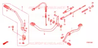 PEDAAL/KICKSTARTER ARM (1) voor Honda CBF 125 MC STUNNER Front brake disk 2011