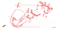 VOOR KAP (1) voor Honda CBF 125 MC STUNNER Front brake disk 2011