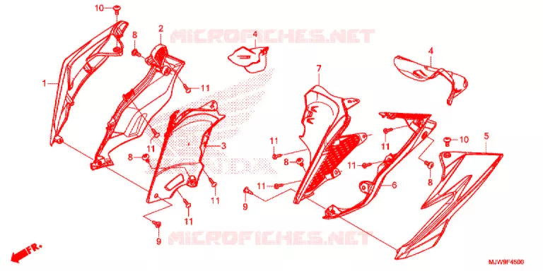 MIDDENKAP Honda MOTO 500 CB 2016  CB500FG