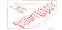 GEREEDSCHAP/ACCUVAK voor Honda HURRICANE 1000 CBR 1990