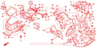 ZITTING/ACHTER KAP voor Honda HURRICANE 1000 CBR 1990