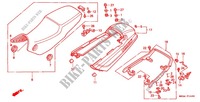 ENKELE ZITTING(2) voor Honda HURRICANE 1000 CBR 1990