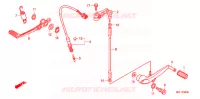 PEDAAL voor Honda CBR 1000 RR HURRICANE ABS 2009