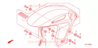 VOORSPATBORD voor Honda CBR 1000 RR HURRICANE ABS 2009