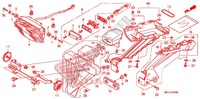 ACHTERLICHT (1) voor Honda CBR 1000 RR ABS RED 2009