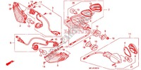 KNIPPERLICHT (2) voor Honda CBR 1000 RR ABS RED 2009