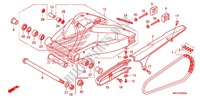 ZWAAI ARM/KETTINGKAST voor Honda CBR 1000 RR ABS RED 2009