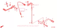 PEDAAL voor Honda CBR 1000 RR ABS WHITE 2014