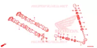 NOKKENAS/KLEP voor Honda CBR 1000 RR CABS RED 2015