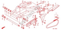 ZWAAI ARM/KETTINGKAST voor Honda CBR 1000 RR 2004