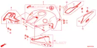 BOVENSTE BESCHUTTING voor Honda CBR 1000 ROSS WHITE 2013