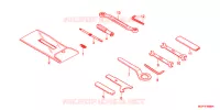 GEREEDSCHAP/ACCUVAK voor Honda CBR 1000 ROSS WHITE 2013