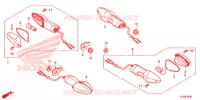 KNIPPERLICHT(2) voor Honda CBR 300 ABS 2016