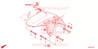 VOORSPATBORD voor Honda CBR 300 ABS 2016