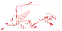 PEDAAL voor Honda CBR 300 R 2015