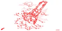 FRAME CHASSIS voor Honda CBR 300 BLACK 2016