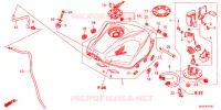 BRANDSTOF TANK/BRANDSTOF POMP voor Honda CBR 400 R ABS 2016