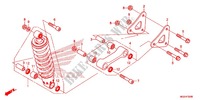 ACHTER KUSSEN(2) voor Honda CBR 500 R 2013