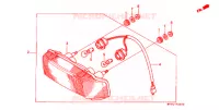 ACHTERLICHT(2) voor Honda CBR 600 F2 SUPER SPORT 1994