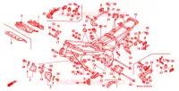 FRAME CHASSIS voor Honda CBR 600 F2 SUPER SPORT 1994