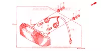 ACHTERLICHT(2) voor Honda CBR 600 F3 SUPER SPORT 1996