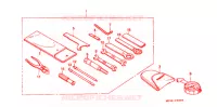 GEREEDSCHAP/ACCUVAK voor Honda CBR 600 F3 SUPER SPORT 1996