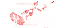 ACHTERLICHT(2) voor Honda CBR 600 F3 SUPER SPORT 1998