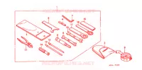 GEREEDSCHAP/ACCUVAK voor Honda CBR 600 F3 SUPER SPORT 1998