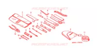 GEREEDSCHAP/ACCUVAK voor Honda CBR 600 F4 2004