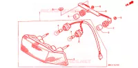 ACHTERLICHT(2) voor Honda CBR 600 F HURRICANE 1989