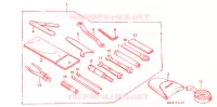 GEREEDSCHAP/ACCUVAK voor Honda CBR 600 F HURRICANE 1989