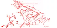 ONDER KAP voor Honda CBR 600 F HURRICANE 1989