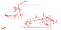 PEDAAL voor Honda CBR 600 F HURRICANE 1989
