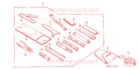 GEREEDSCHAP/ACCUVAK voor Honda CBR 600 F HURRICANE 1990