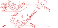 UITLAATDEMPER(2) voor Honda CBR 600 F HURRICANE 1990