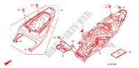 ZITTING/ACHTER KAP voor Honda CBR 600 RR ABS 2009