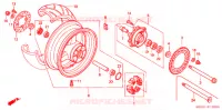 ACHTER WIEL voor Honda CBR 600 RR 2004