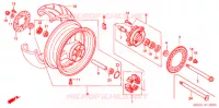 ACHTER WIEL voor Honda CBR 600 RR 2004