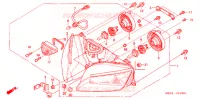 KOPLAMP voor Honda CBR 600 RR 2004