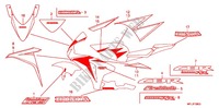 EMBLEEM/STREEP (4) voor Honda CBR 1000 RR ABS 2010