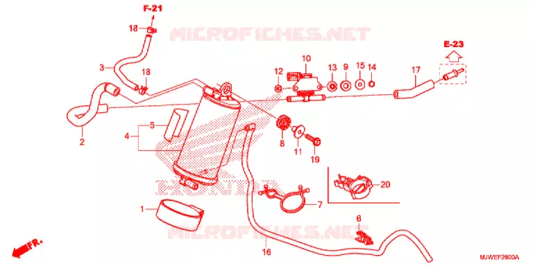 KOOLSTOFBUS Honda MOTO 500 CBR 2016  CBR500RAG